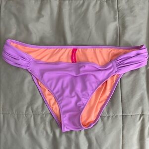 Victoria's Secret Lavender and Peach Bikini Bottom